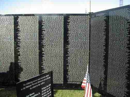 The Viet Nam Moving Wall Closeup