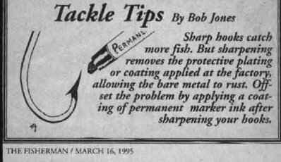 Click here to return to Captain Dave's Tackle Tips Page!